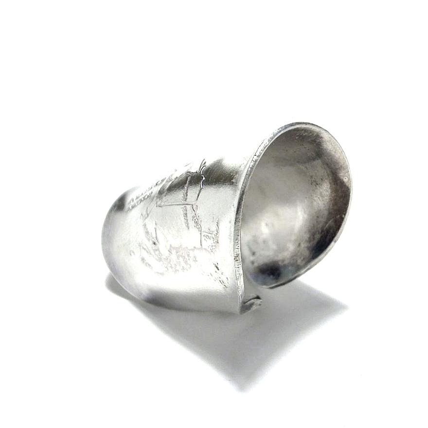 「つぼ」 Spoon Ring　No.7014　18号