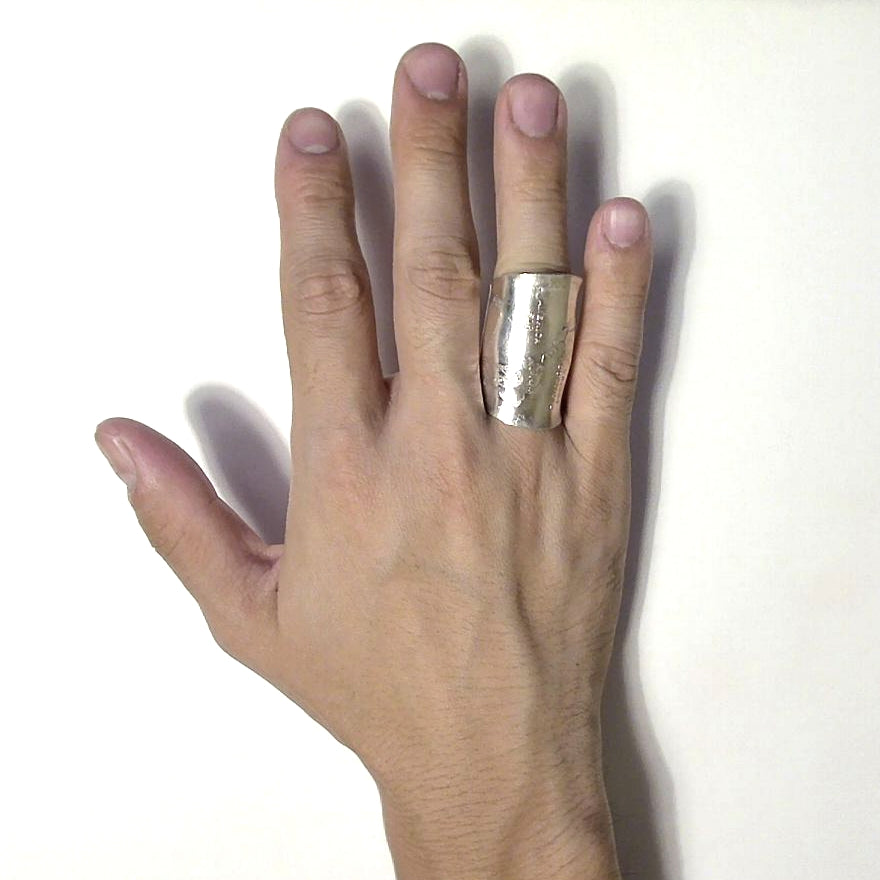 「つぼ」 Spoon Ring　No.7014　18号