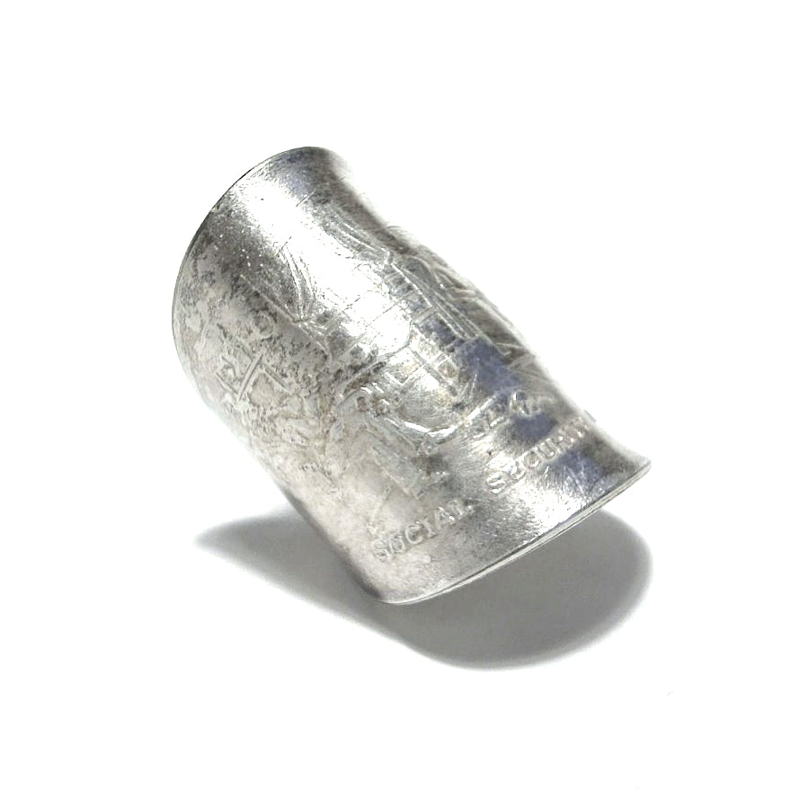 「つぼ」 Spoon Ring　No.7015　19号