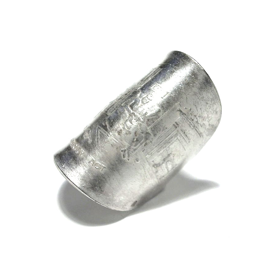 「つぼ」 Spoon Ring　No.7015　19号