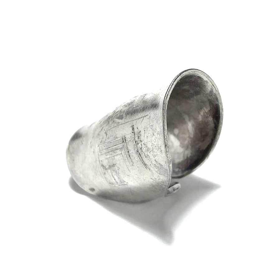 「つぼ」 Spoon Ring　No.7015　19号