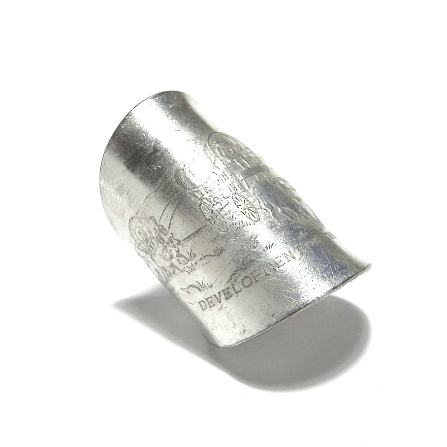 「つぼ」 Spoon Ring　No.7016　17号