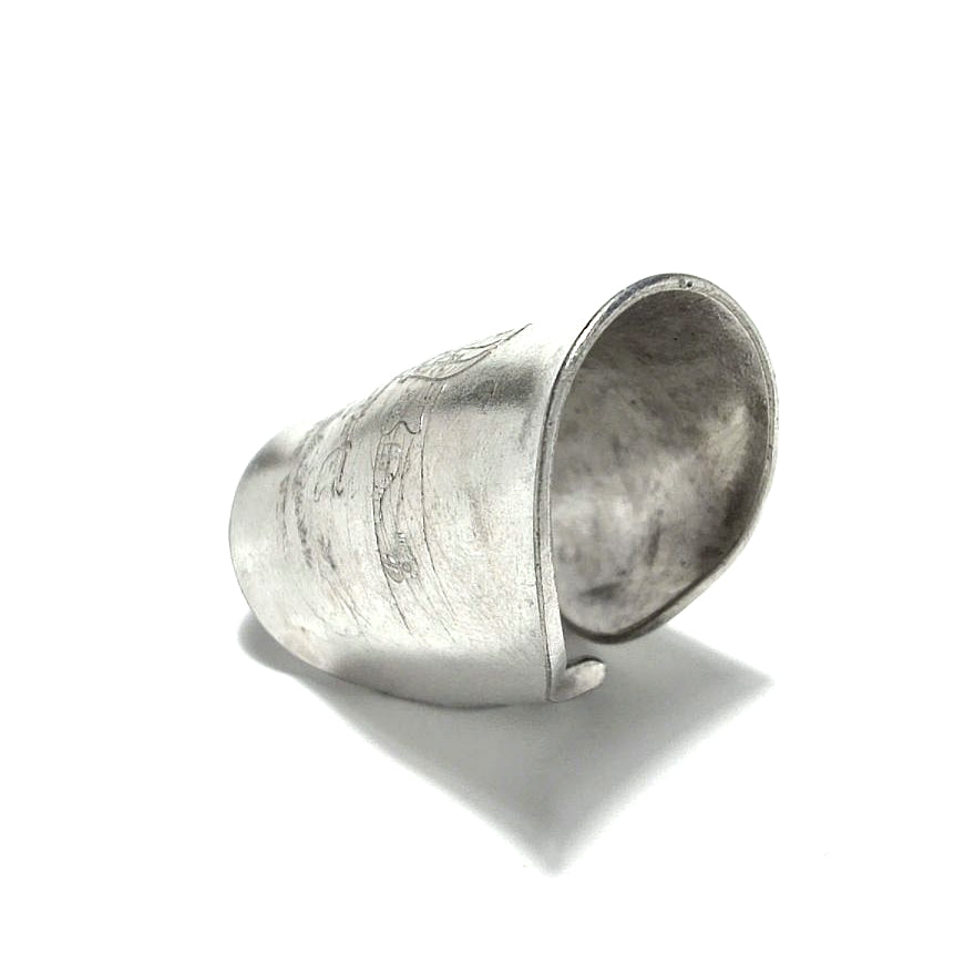 「つぼ」 Spoon Ring　No.7016　17号