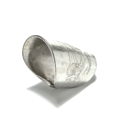 「つぼ」 Spoon Ring　No.7016　17号