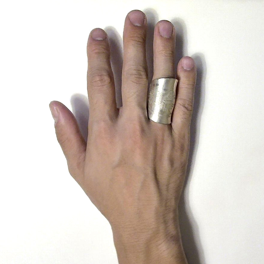 「つぼ」 Spoon Ring　No.7016　17号