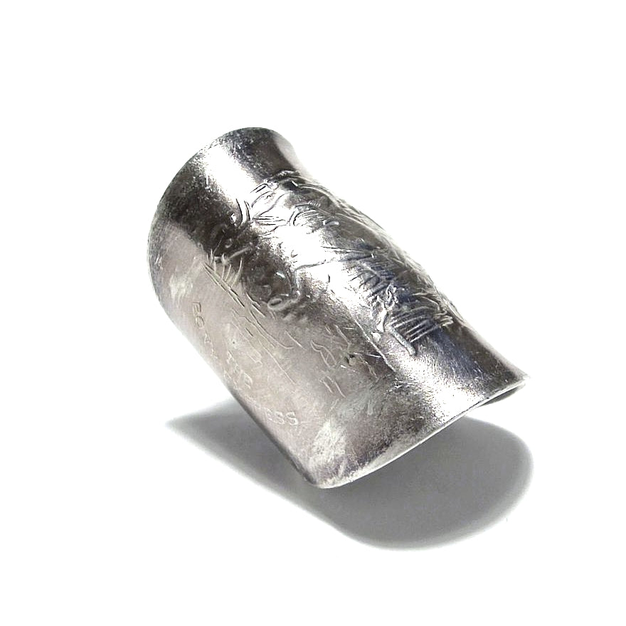 「つぼ」 Spoon Ring　No.7018　18号
