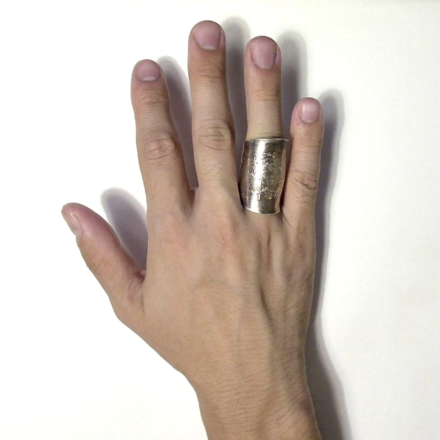 「つぼ」 Spoon Ring　No.7018　18号