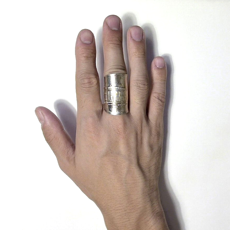 「つぼ」 Spoon Ring　No.7022　19号