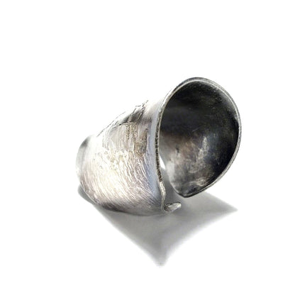 「つぼ」 Spoon Ring　No.7023　19号