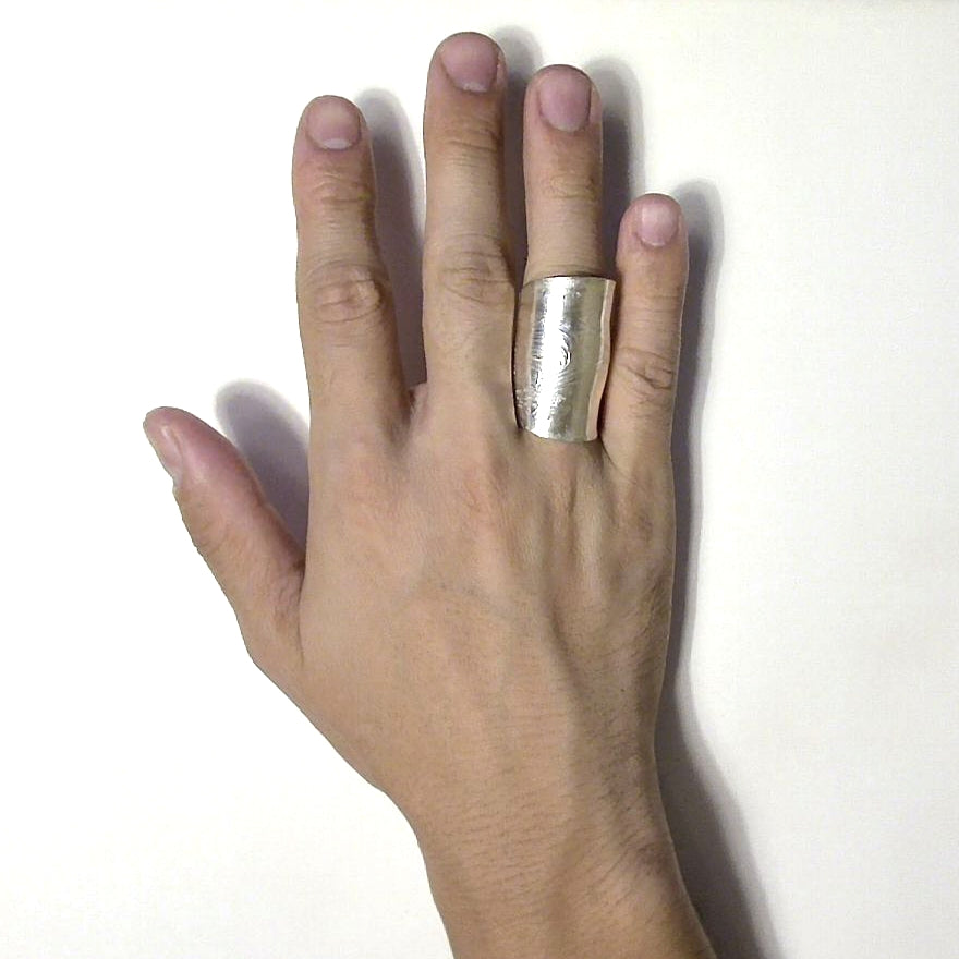 「つぼ」 Spoon Ring　No.7026　18号