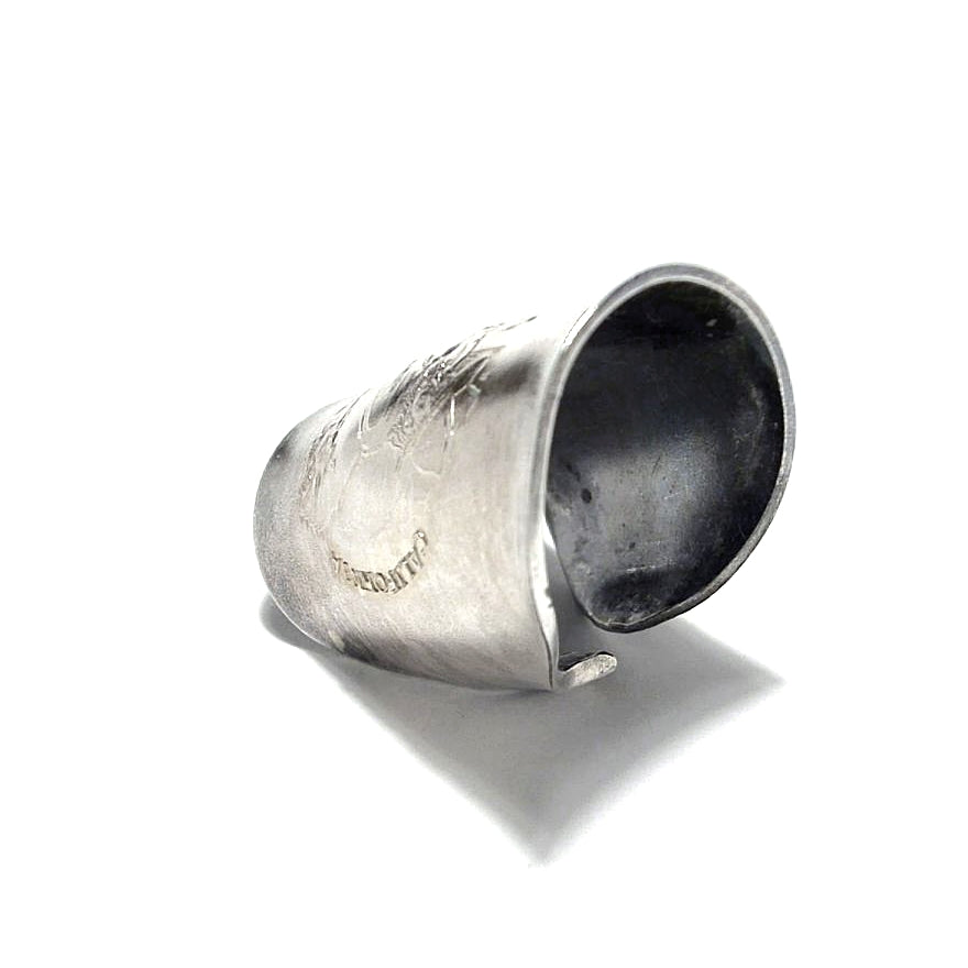 「つぼ」 Spoon Ring　No.7027　19号
