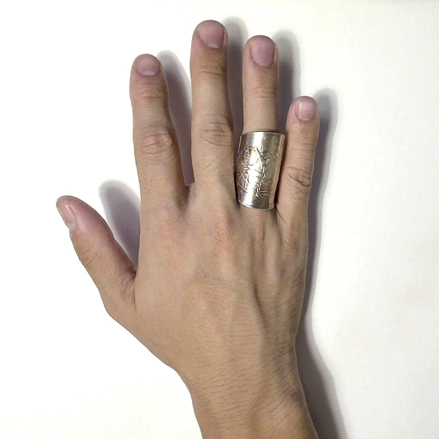 「つぼ」 Spoon Ring　No.7027　19号