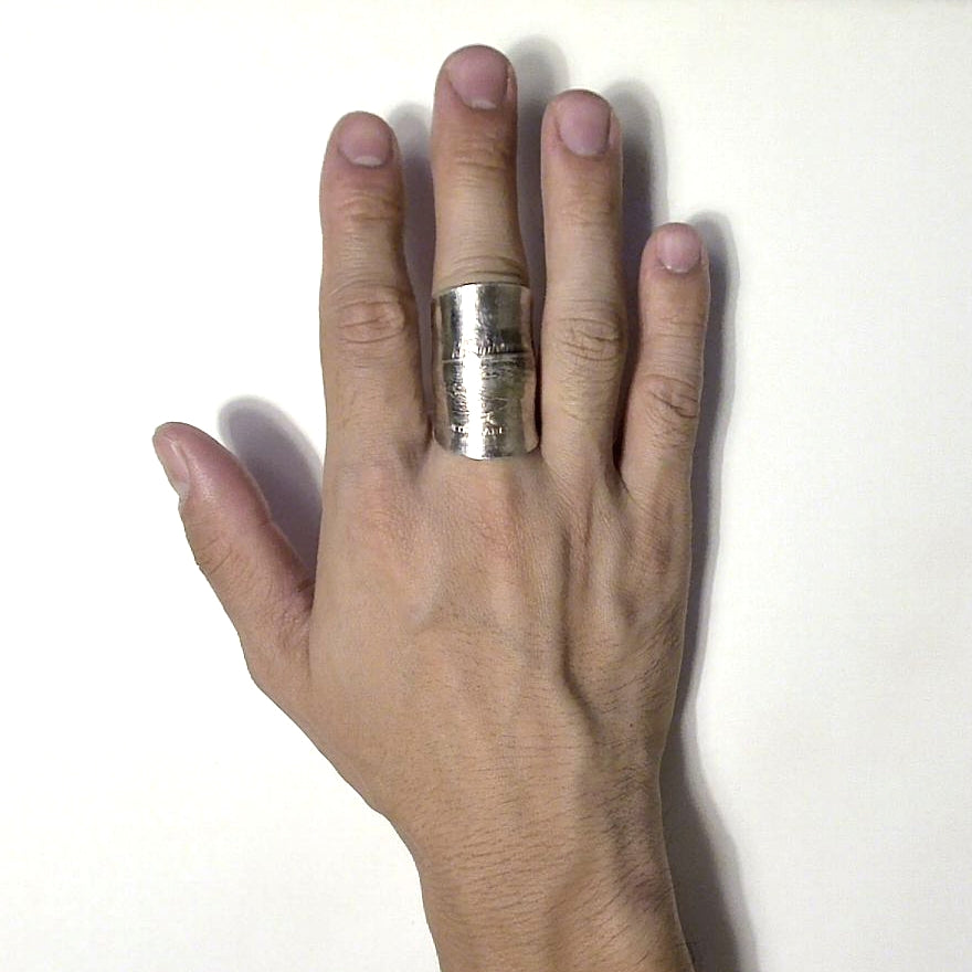「つぼ」 Spoon Ring　No.7028　23号