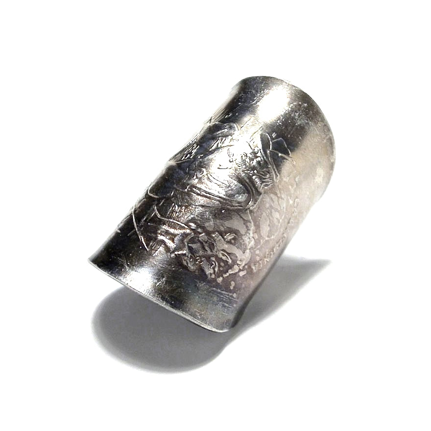 「つぼ」 Spoon Ring　No.7030　18号