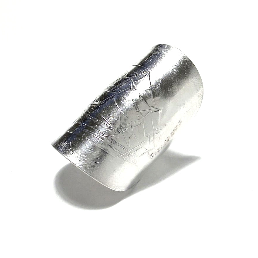「つぼ」 Spoon Ring　No.7032　18号
