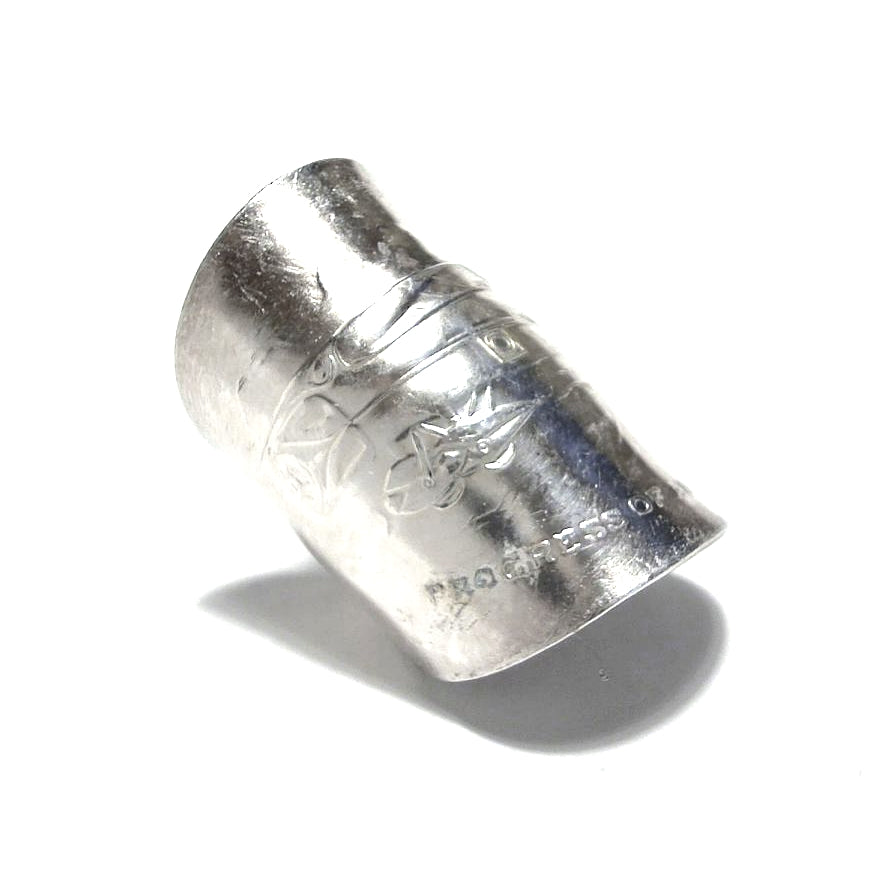 「つぼ」 Spoon Ring　No.7033　19号