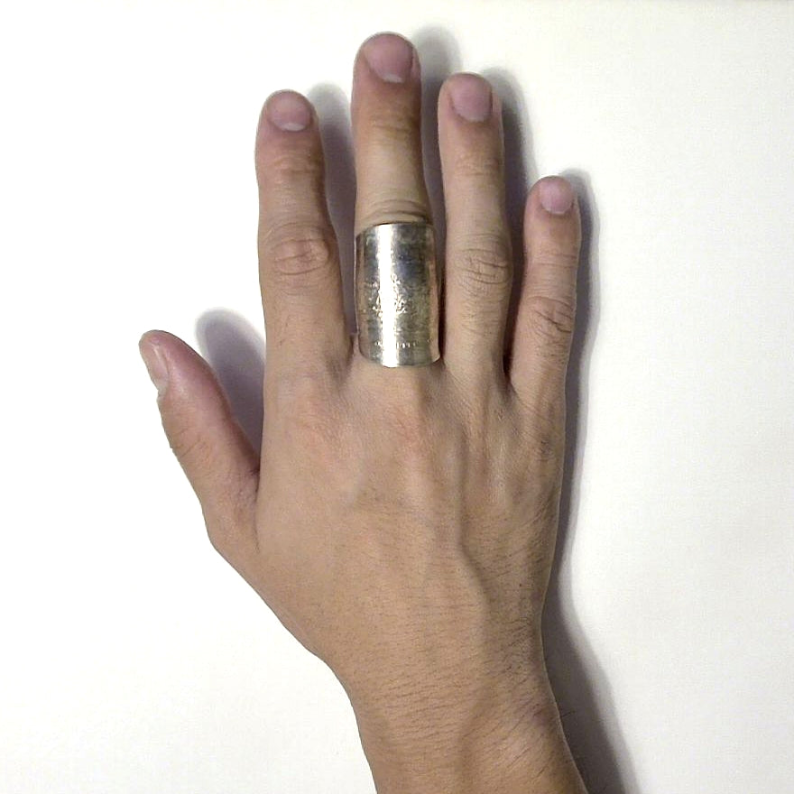 「つぼ」 Spoon Ring　No.7034　20号