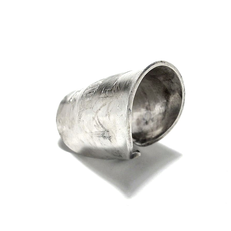 「つぼ」 Spoon Ring　No.7035　18号
