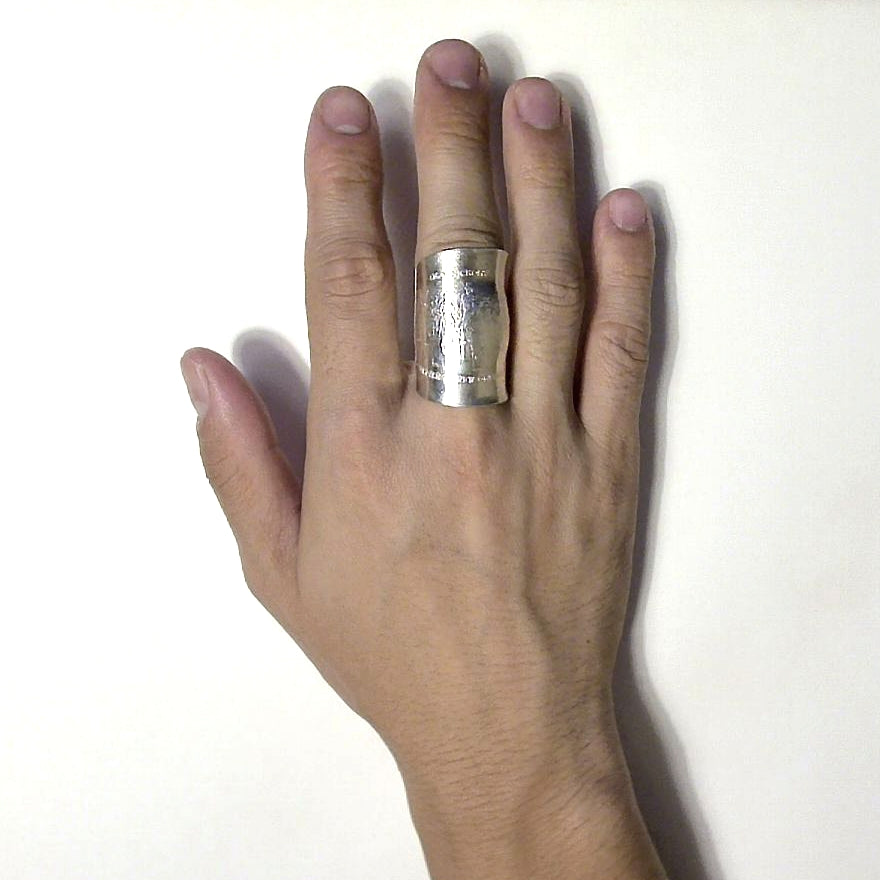「つぼ」 Spoon Ring　No.7036　20号