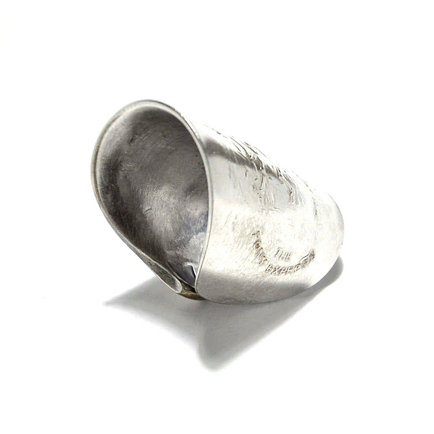 「つぼ」 Spoon Ring　No.7037　20号