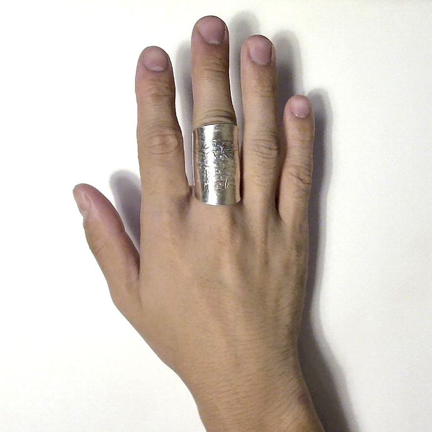 「つぼ」 Spoon Ring　No.7037　20号