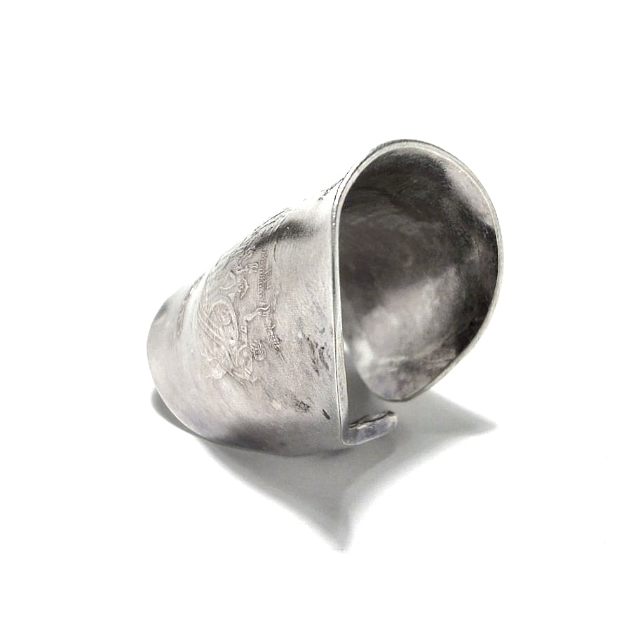「つぼ」 Spoon Ring　No.7038　21号