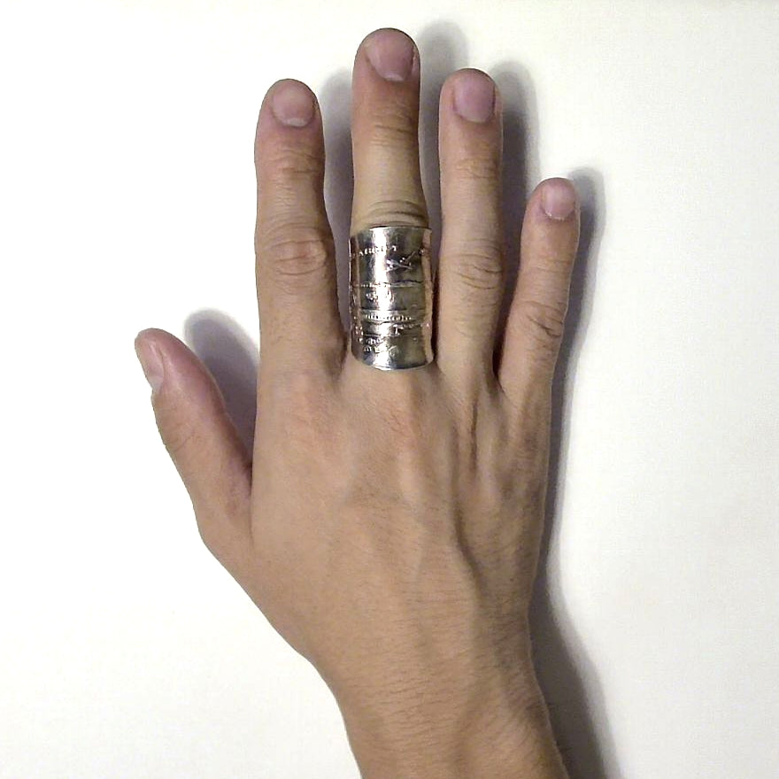 「つぼ」 Spoon Ring　No.7039　20号