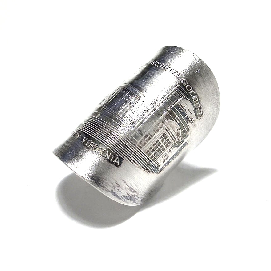 「つぼ」 Spoon Ring　No.7040　22号