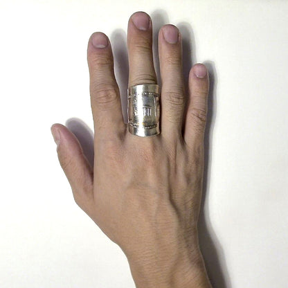 「つぼ」 Spoon Ring　No.7040　22号