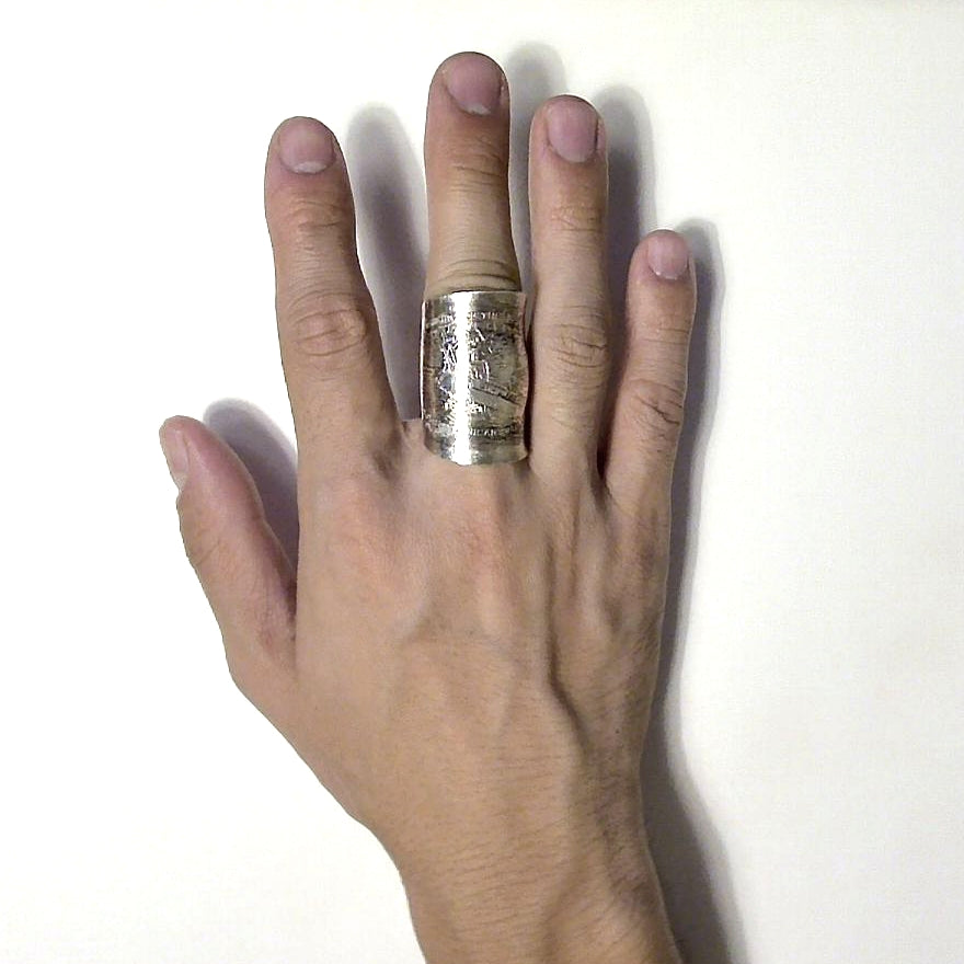 「つぼ」 Spoon Ring　No.7041　22号