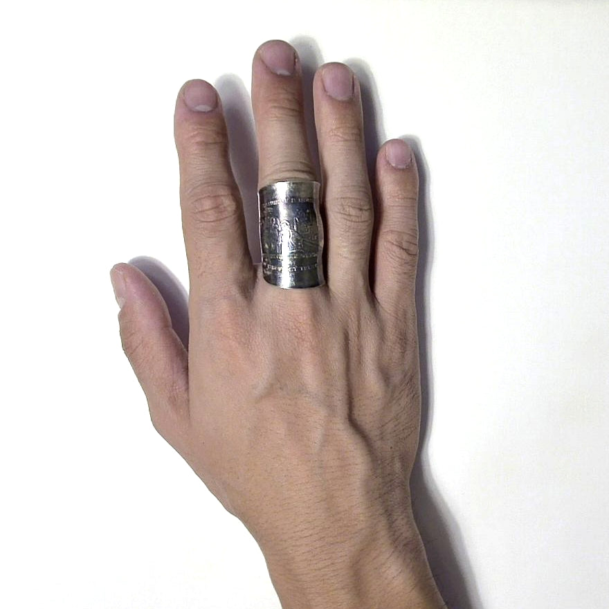 「つぼ」 Spoon Ring　No.7042　20号