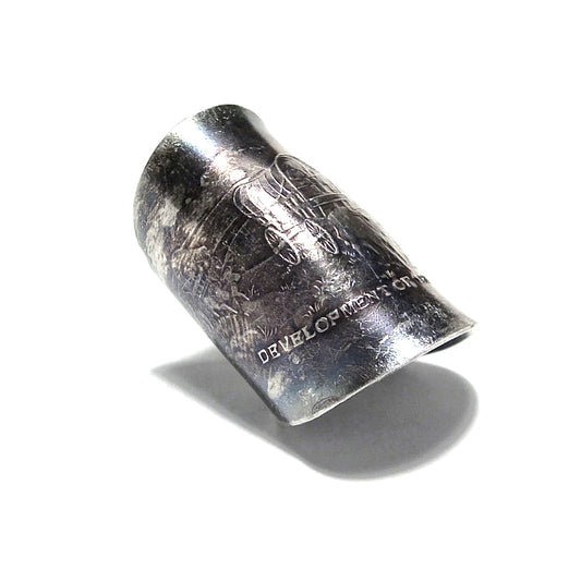 「つぼ」 Spoon Ring　No.7043　18号