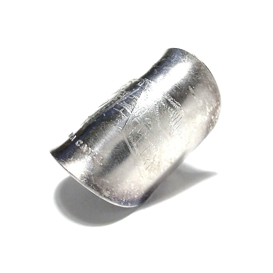「つぼ」 Spoon Ring　No.7044　18号