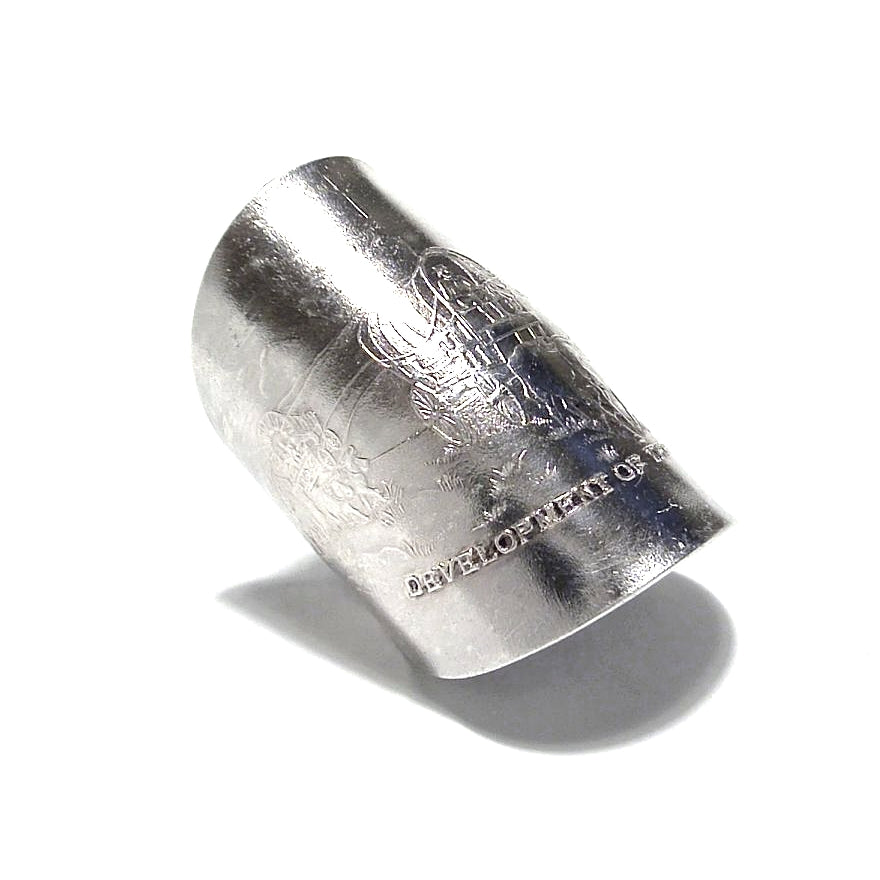 「つぼ」 Spoon Ring　No.7045　20号