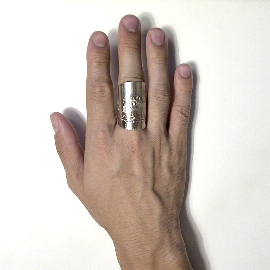 「つぼ」 Spoon Ring　No.7045　20号