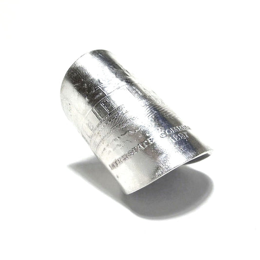 「つぼ」 Spoon Ring　No.7046　17号