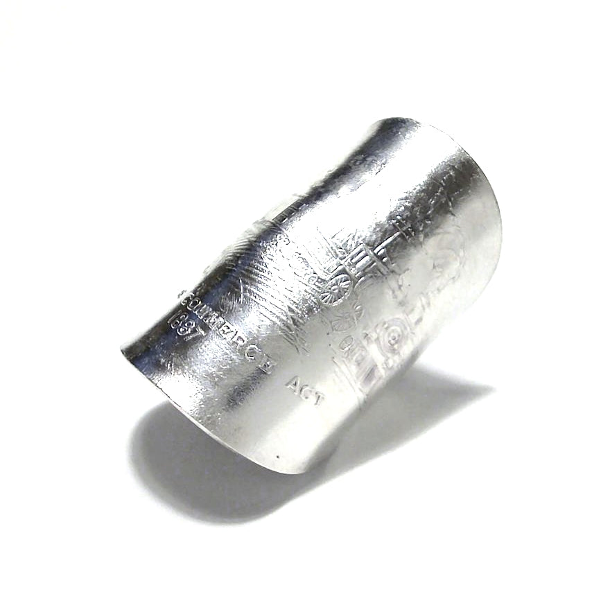 「つぼ」 Spoon Ring　No.7046　17号