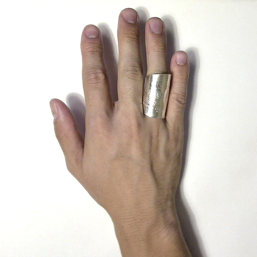 「つぼ」 Spoon Ring　No.7046　17号