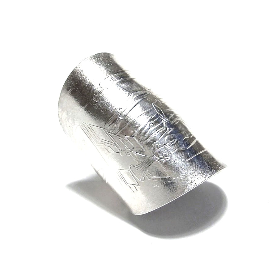 「つぼ」 Spoon Ring　No.7047　19号