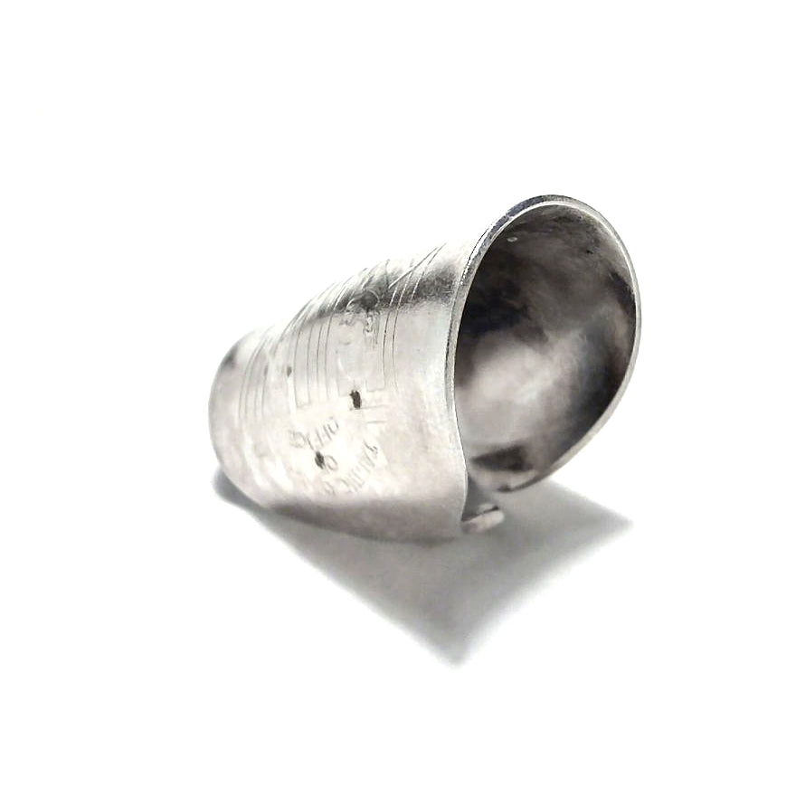 「つぼ」 Spoon Ring　No.7047　19号