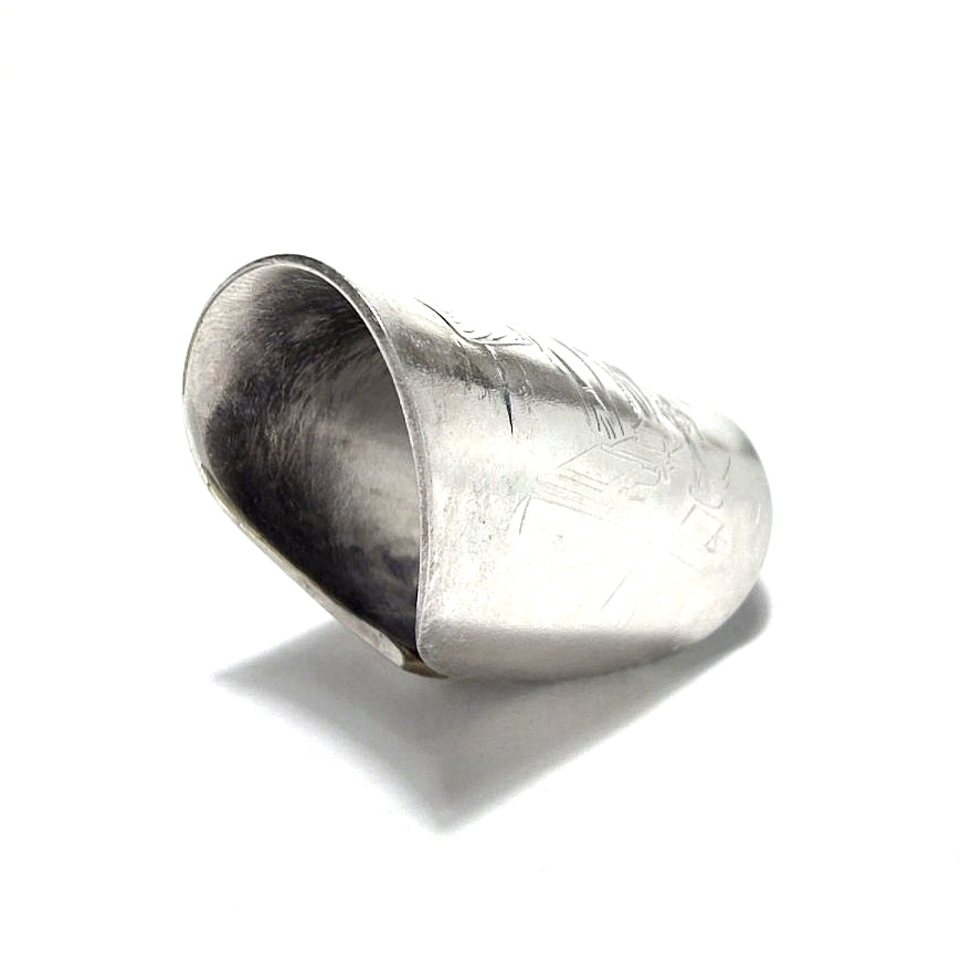 「つぼ」 Spoon Ring　No.7047　19号