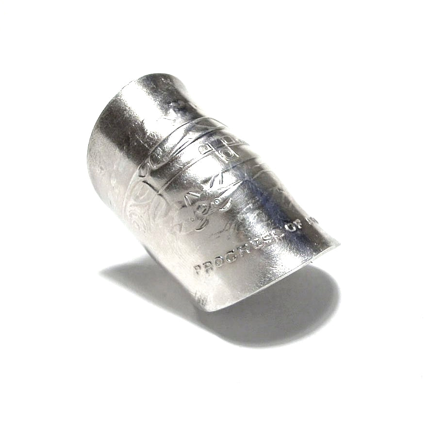 「つぼ」 Spoon Ring　No.7048　18号