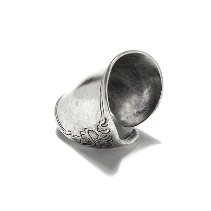 「つぼ」 Spoon Ring　No.7049　18号