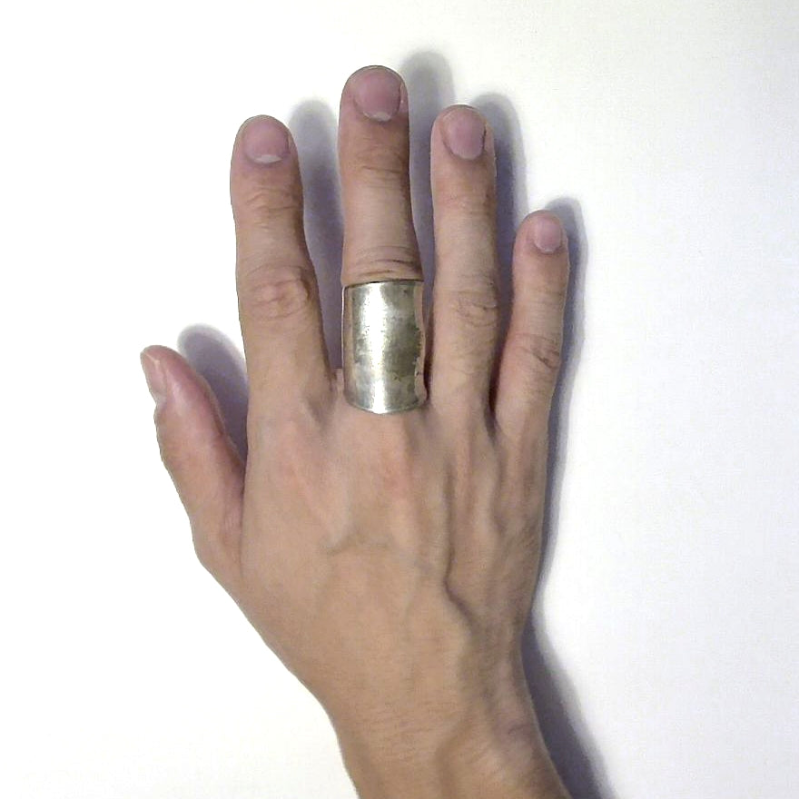 「つぼ」 Spoon Ring　No.7059　19号