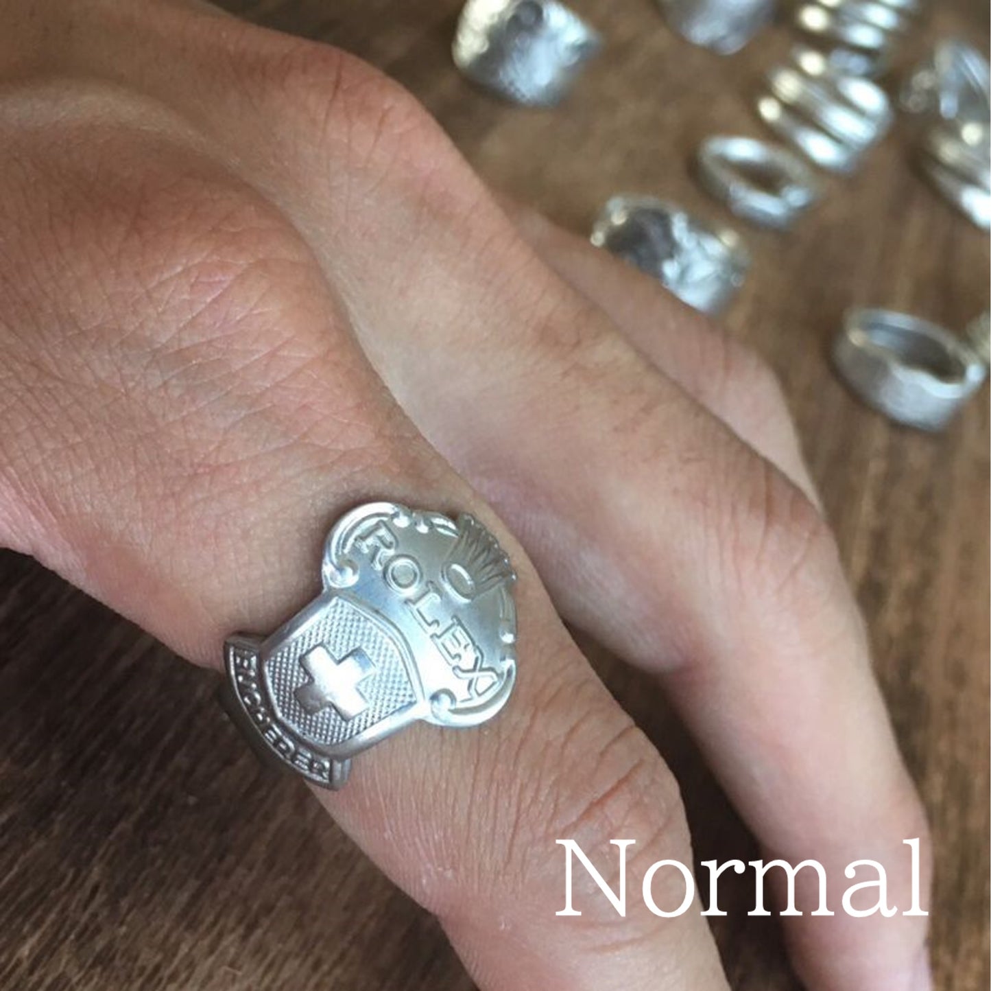 Rolex Spoon Ring　Normal＆Spiral　"Switzerland"