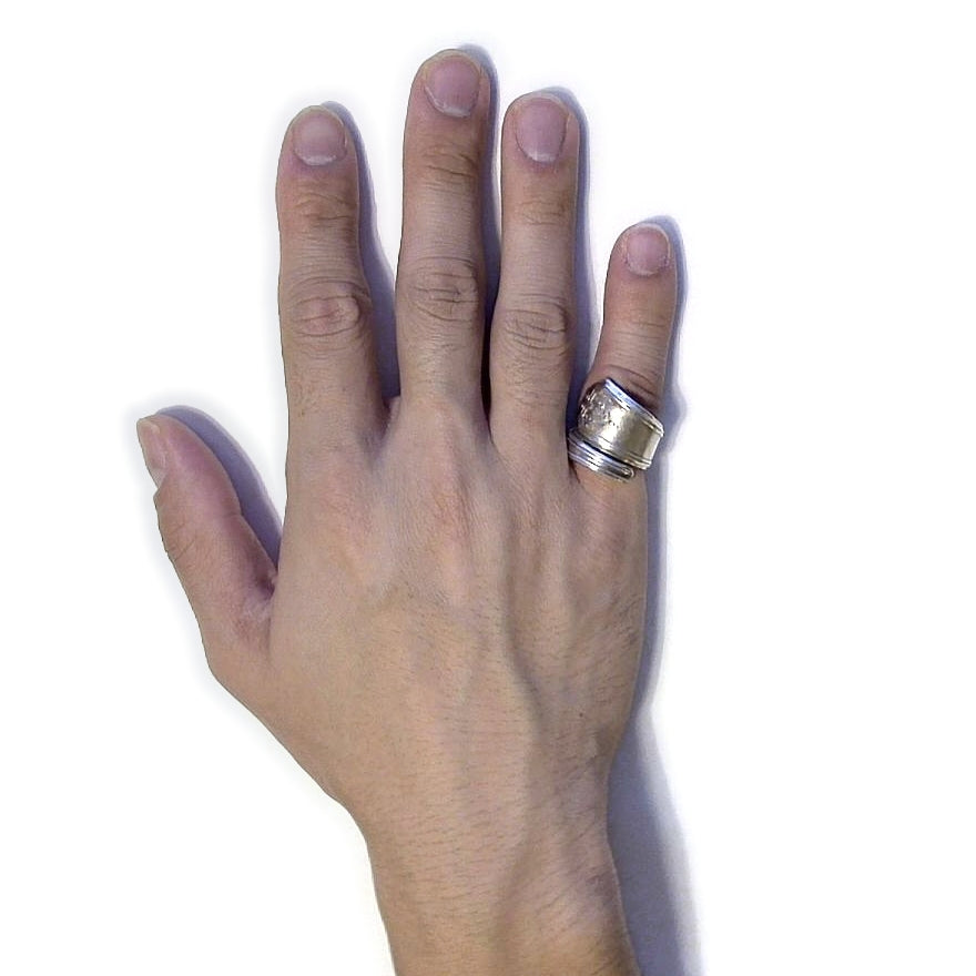 Spiral Spoon Ring　No.7971　15号