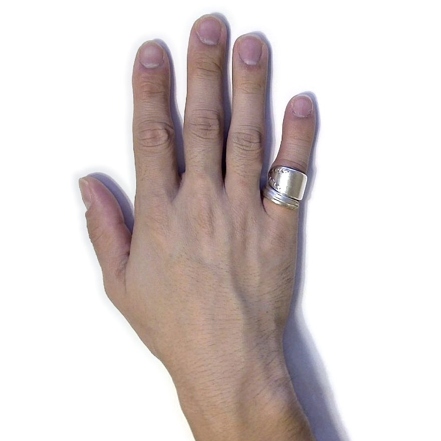 Spiral Spoon Ring　No.7964　11号