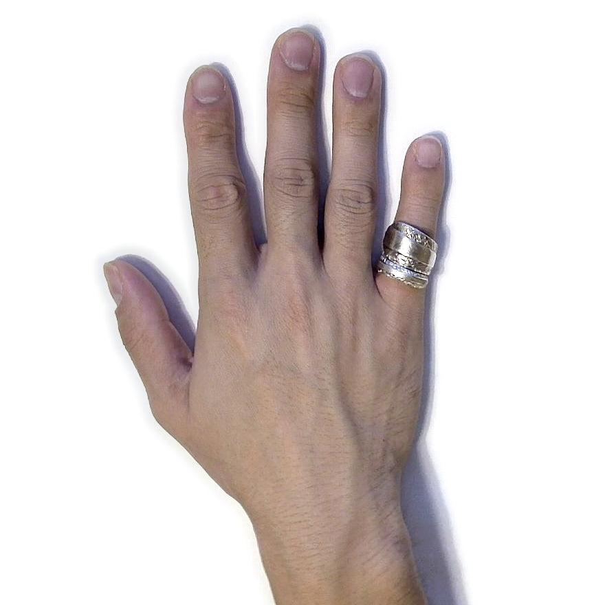 Spiral Spoon Ring　No.7958　10号