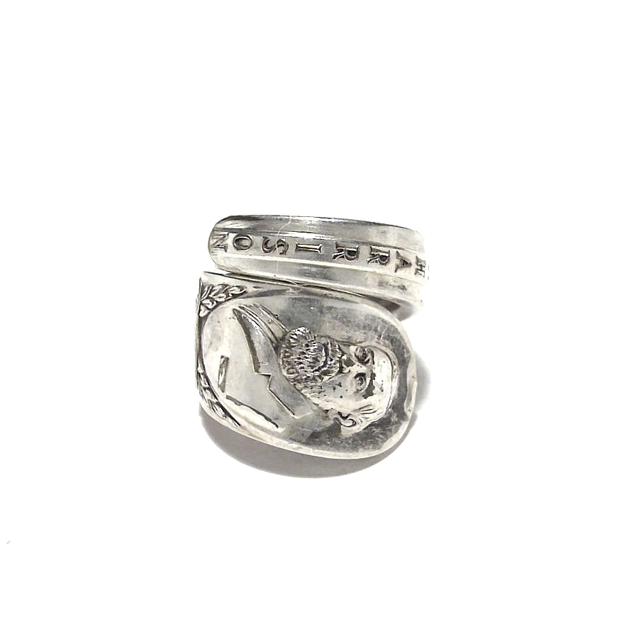 President Spoon Ring　　No.7873　15号　Benjamin Harrison