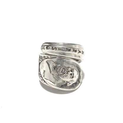President Spoon Ring　　No.7873　15号　Benjamin Harrison
